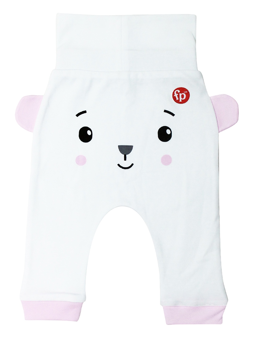 

Fisher Price X Moms Love Infant Girls White Printed Lounge Pants