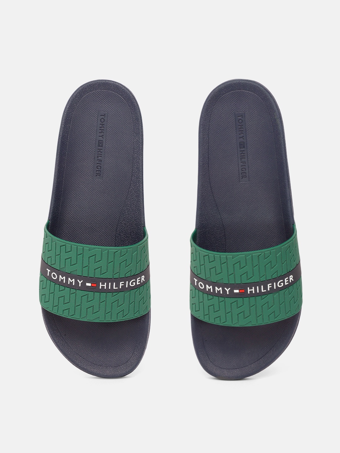 

Tommy Hilfiger Men Green Slip-On