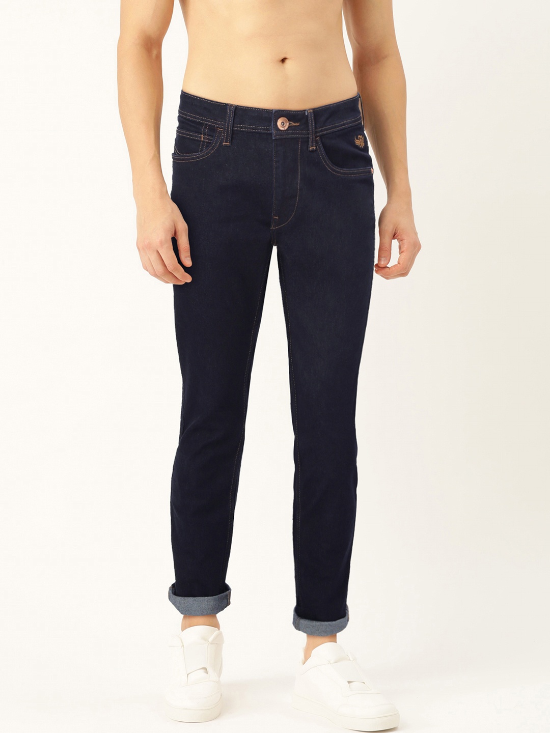 

Flying Machine Men Blue Micheal Slim Tapered Fit Stretchable Jeans