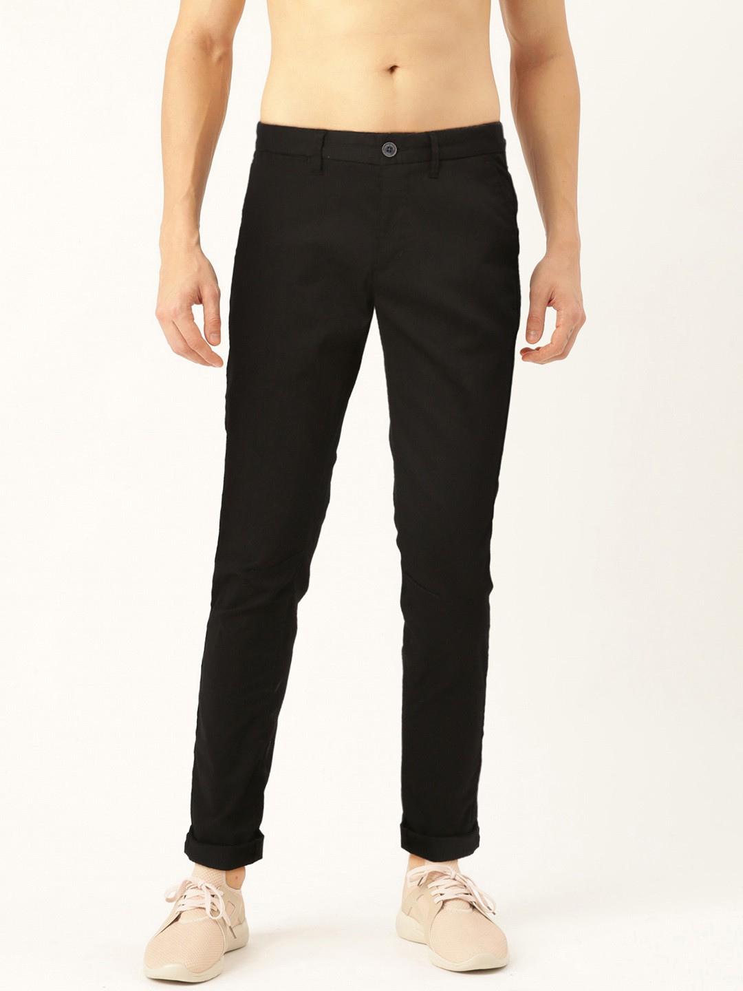 

Flying Machine Men Black Trousers