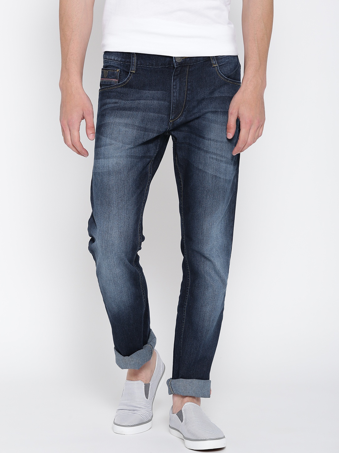 

John Players Men Blue Slim Fit Stretchable Jeans