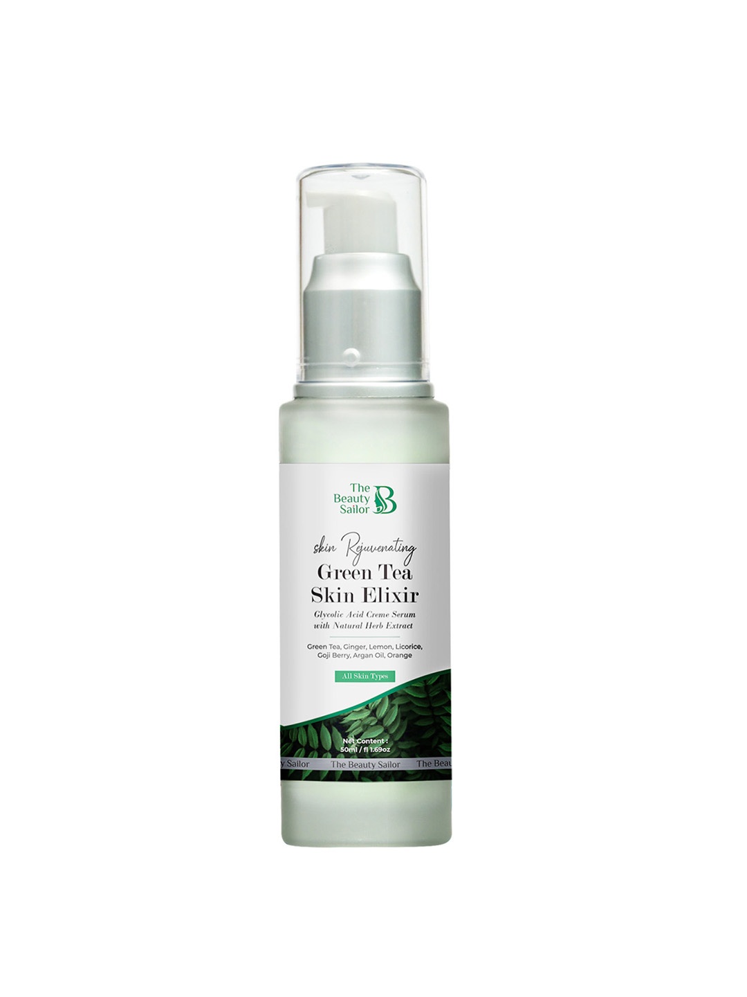 

The Beauty Sailor Green Tea Face Serum 50 ml, White