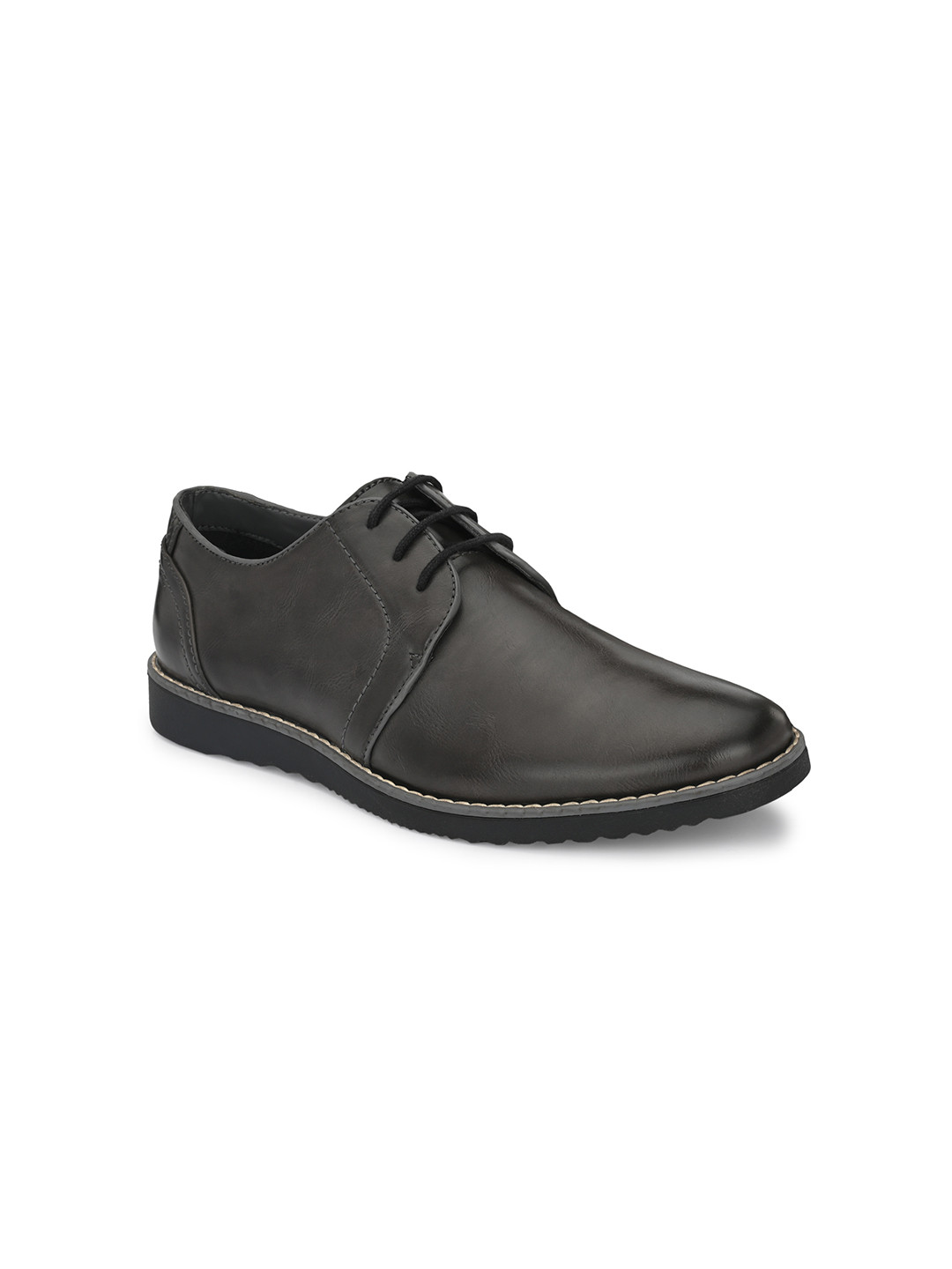 

Alleviater Men Grey Leather Derbys