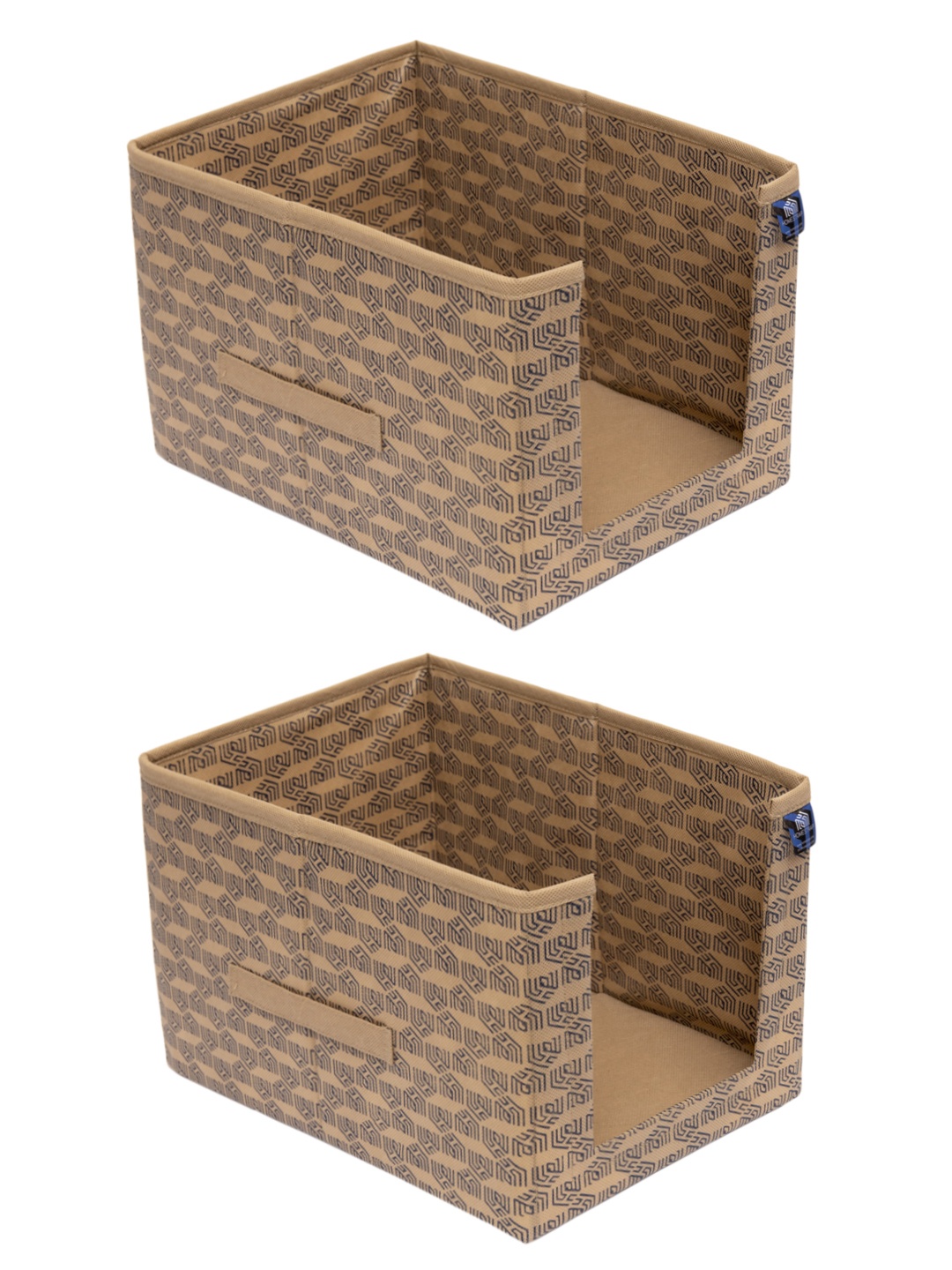 

HOMESTRAP Pack of 2 Beige Organisers