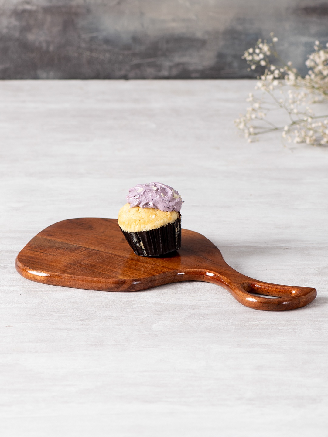 

nestroots Brown Solid Wooden Serving Platter