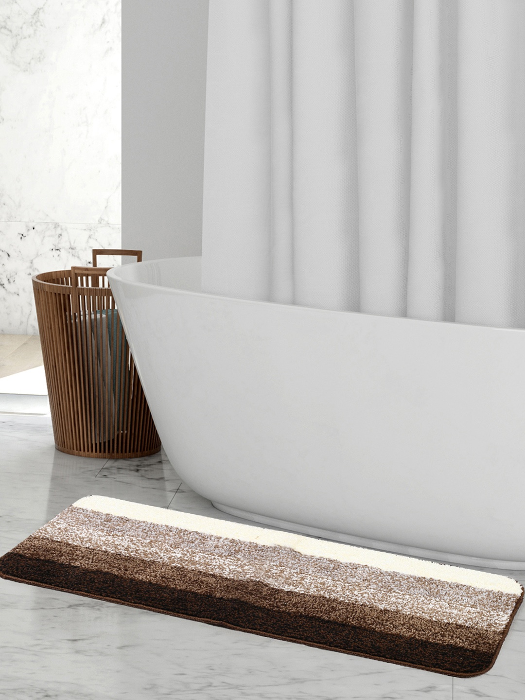 

Saral Home Brown & Beige Striped Floor Runner