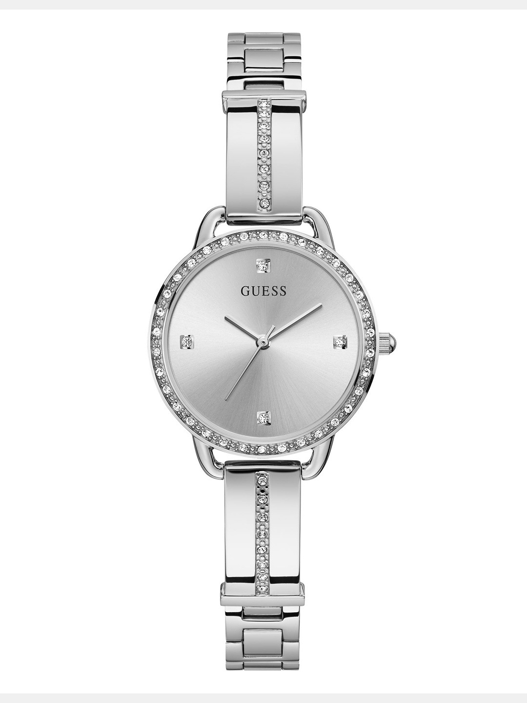 

GUESS Women Silver-Toned Analogue Watch GW0022L1