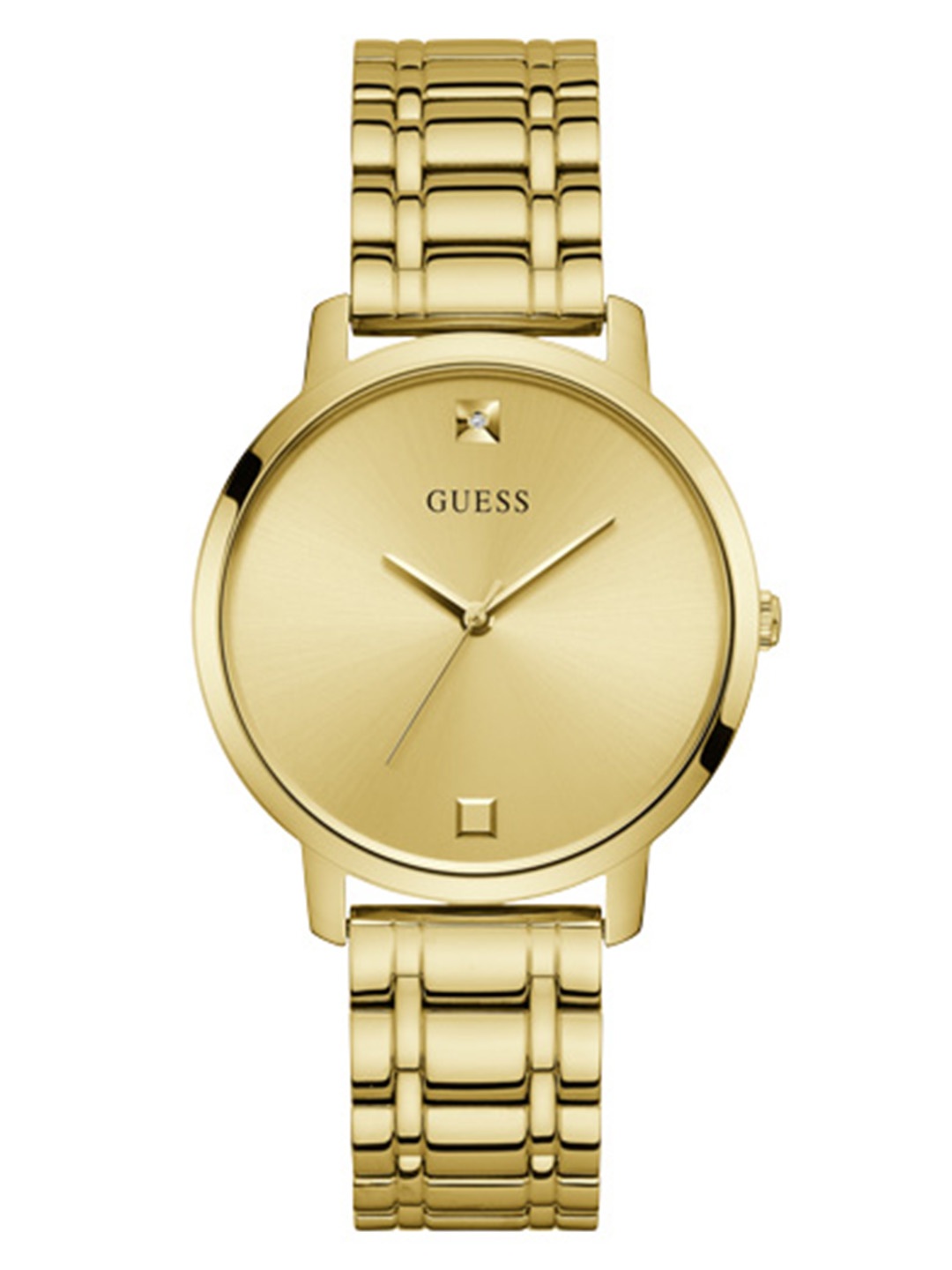

GUESS Women Gold-Toned Diamond Studded Analogue Watch W1313L2