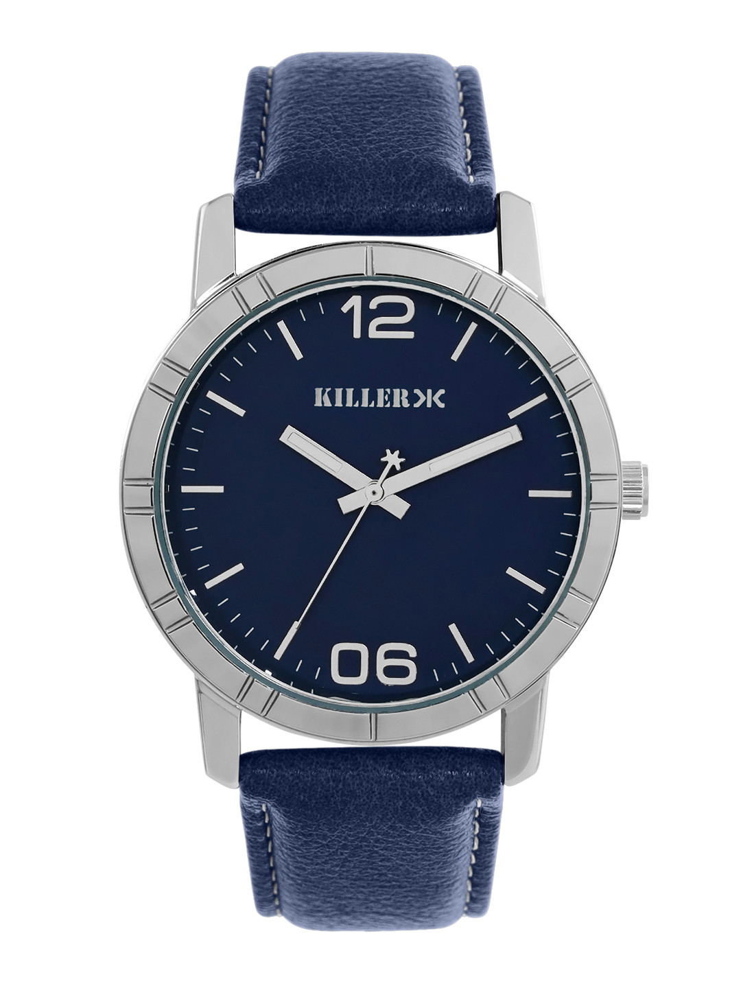 

Killer Men Navy Solid Analogue Watch KL-12C, Navy blue