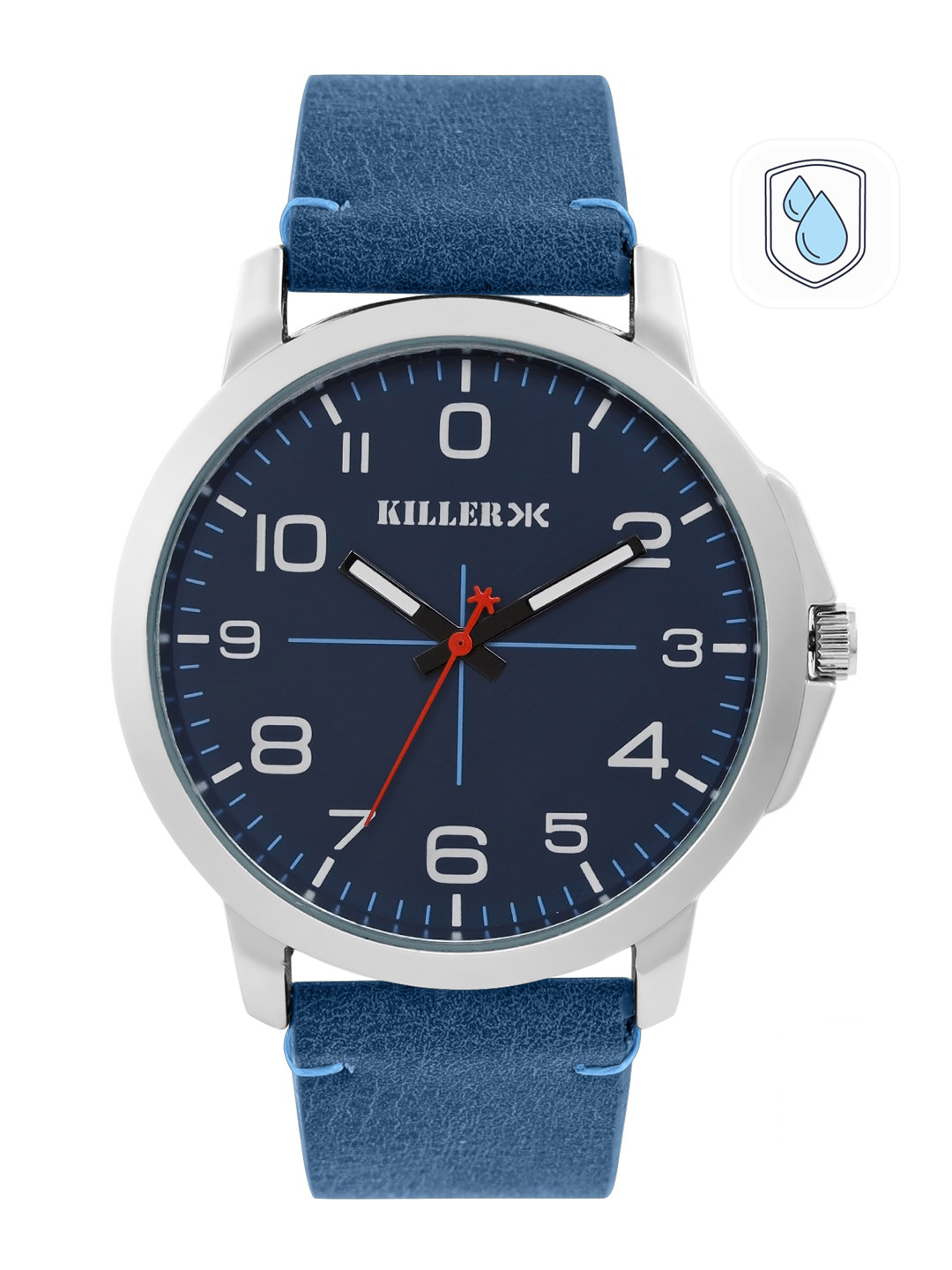 

Killer Men Navy Solid Analogue Watch KL-9B, Navy blue