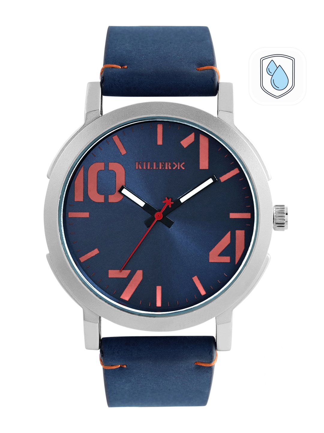 

Killer Men Teal Blue Solid Analogue Watch KL-17C