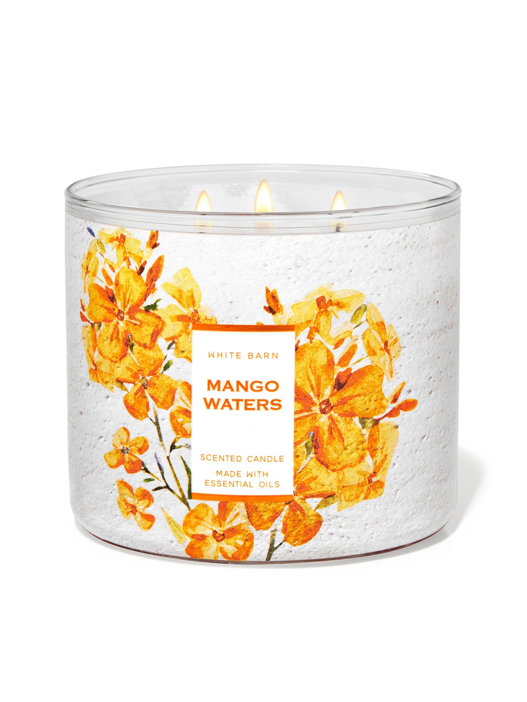 

Bath & Body Works Mango Waters 3-Wick Scented Candle 411 g, White