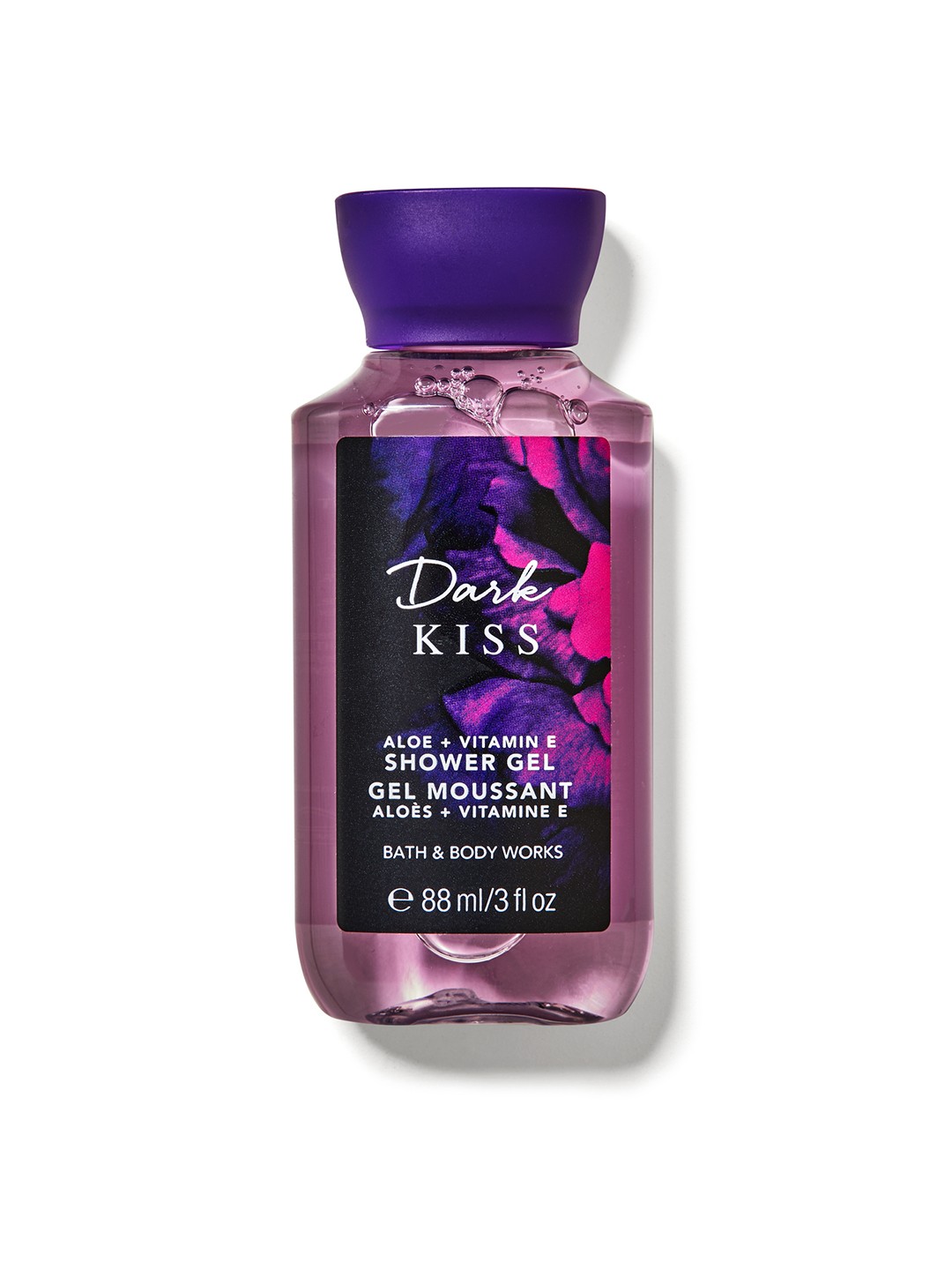 

Bath & Body Works Dark Kiss Travel Size Shower Gel 88 ml, Purple