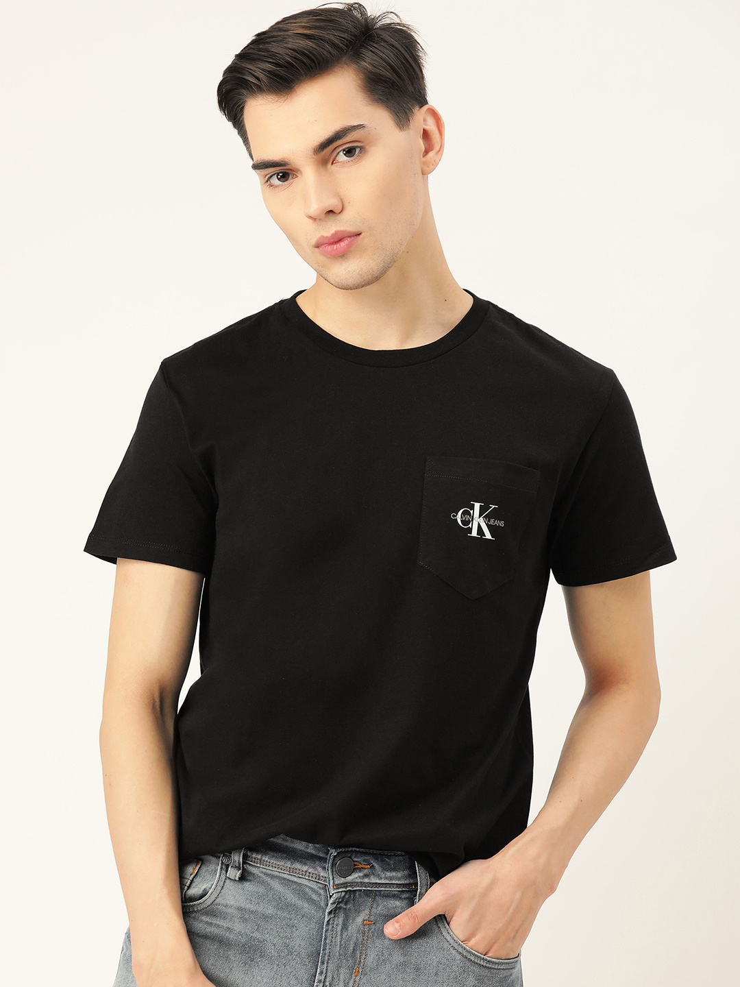 

Calvin Klein Jeans Men Black T-shirt