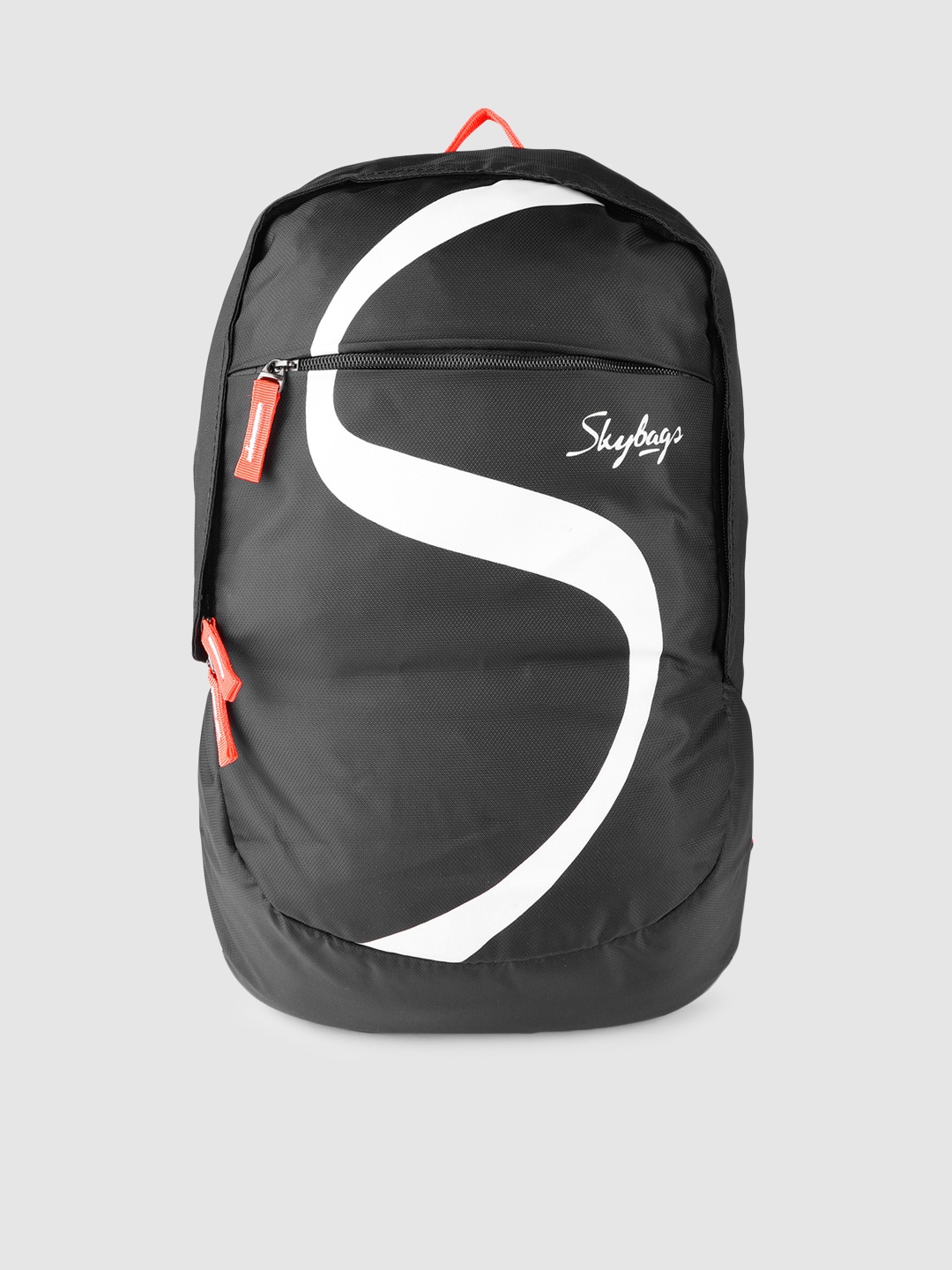 

Skybags Unisex Black & White Solid Backpack