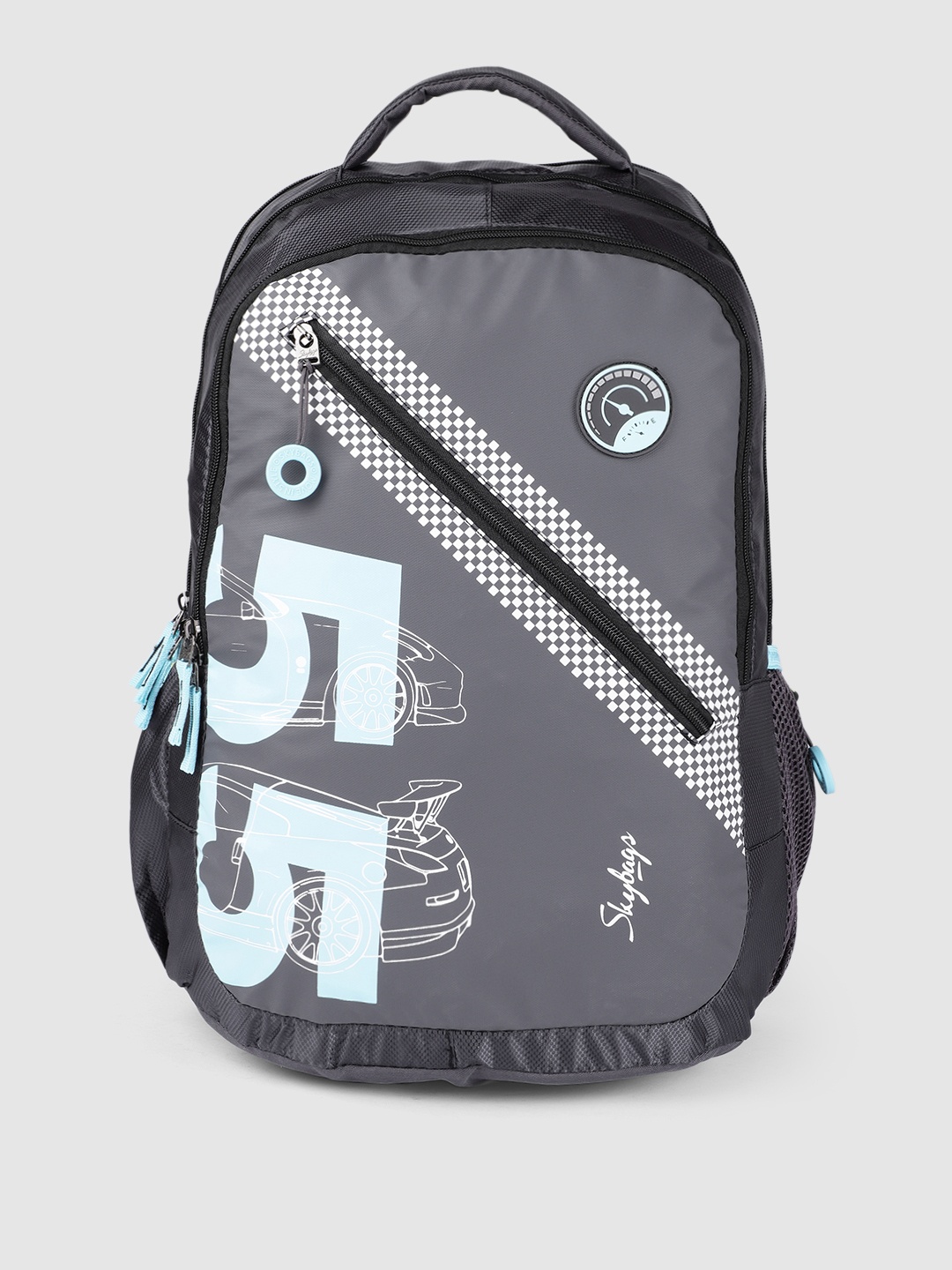 

Skybags Unisex Kids Black Graphic Backpack