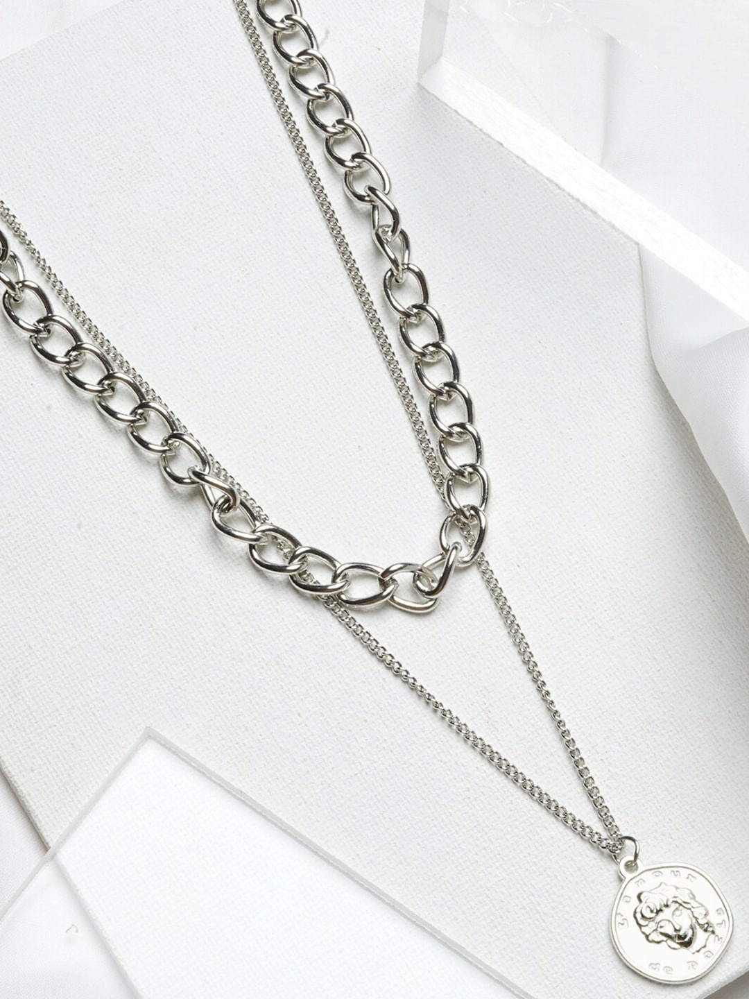

JOKER & WITCH Silver-Toned Alloy Layered Necklace