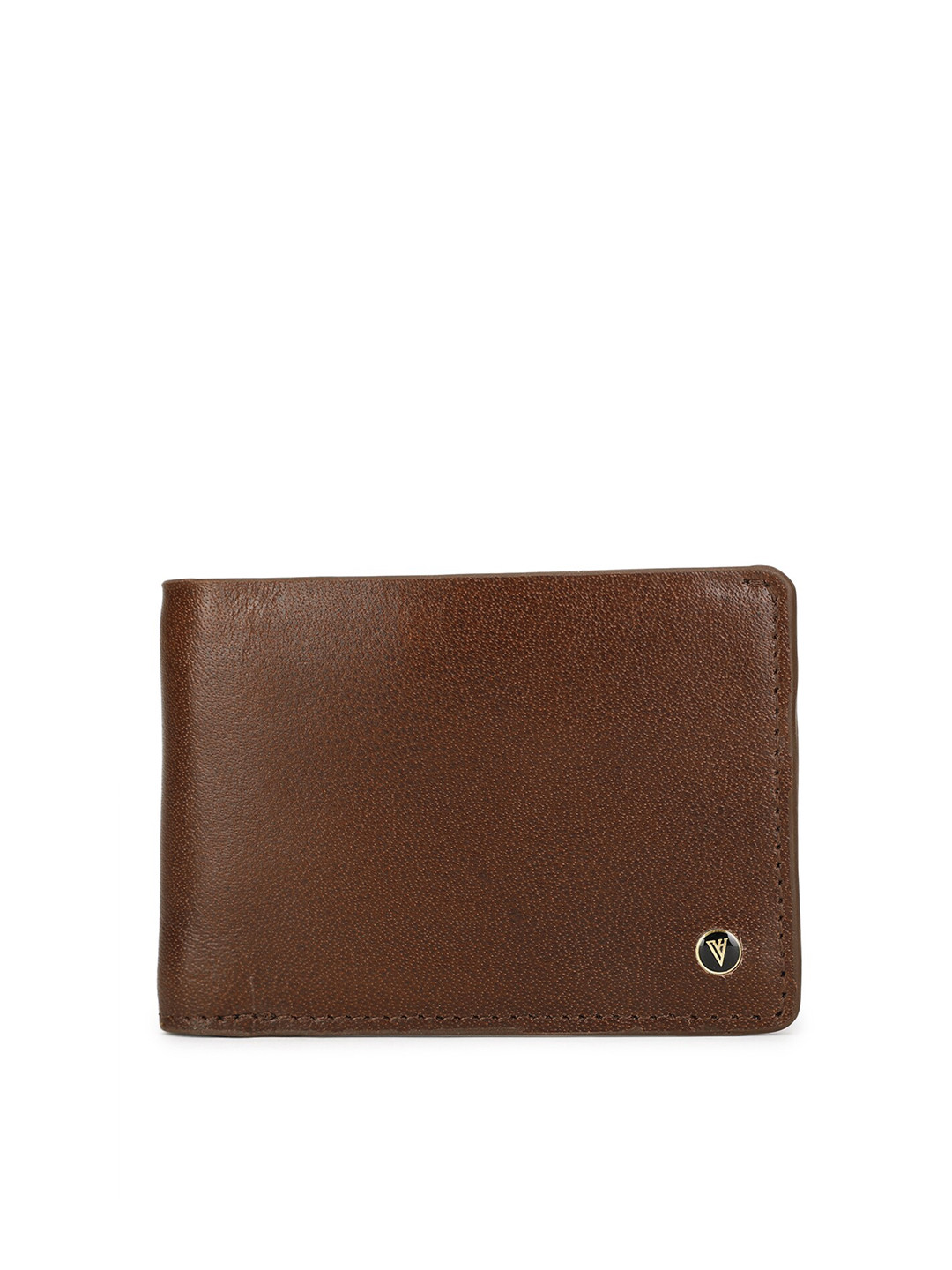 

Van Heusen Men Brown Textured Two Fold Wallet