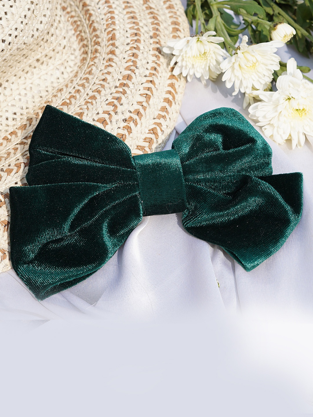 

JOKER & WITCH Women Green Embellished French Barrette