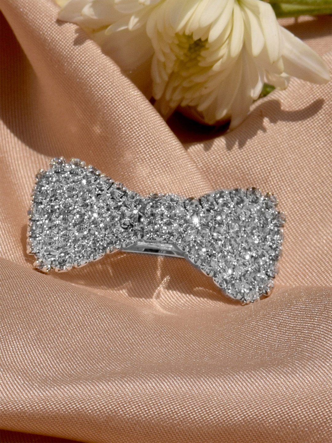 

JOKER & WITCH Women Silver-Toned Embellished French Barrette