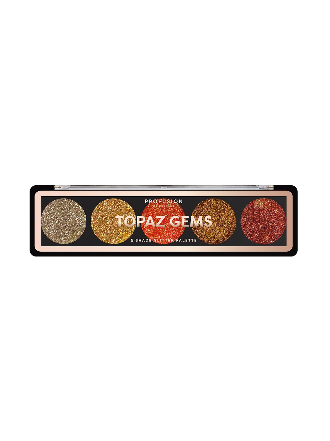 

PROFUSION COSMETICS Topaz Gems 5 Shade Glitter Palette 4.5 gm, Multi