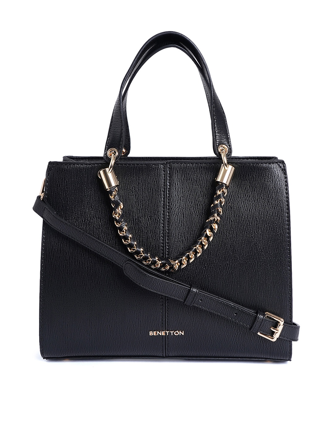 

United Colors of Benetton Black Handheld Bag