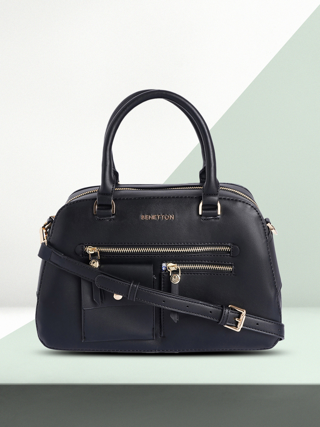 

United Colors of Benetton Black Handheld Bag