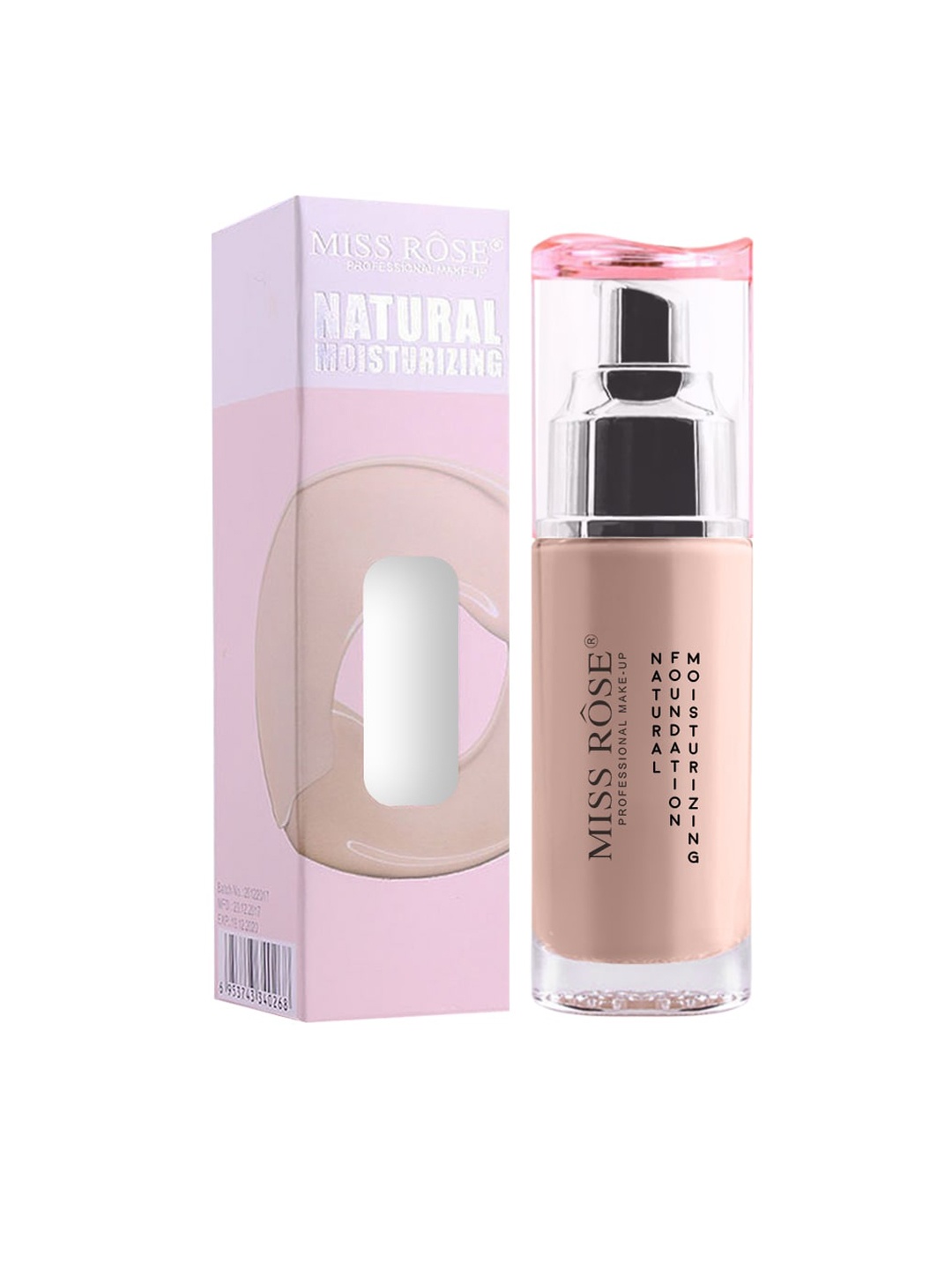 

MISS ROSE Professional Make-up Liquid Foundation #LIGHT 50 gm, Cream