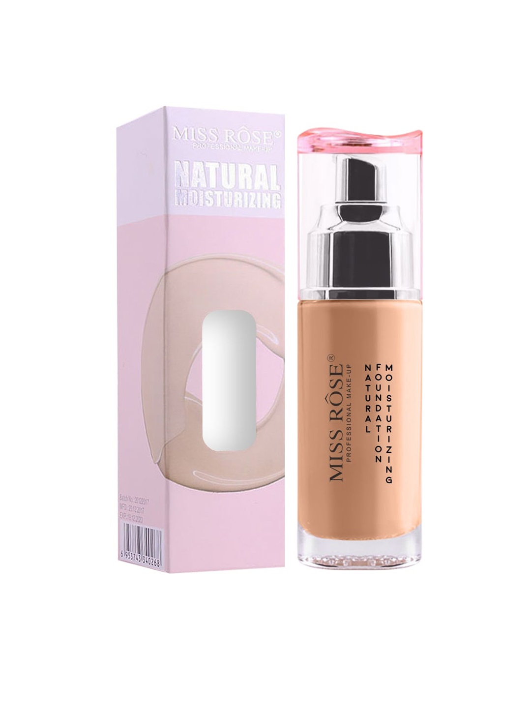 

MISS ROSE Professional Make-up Liquid Foundation 01 #Bronze - 50 g, Bronze