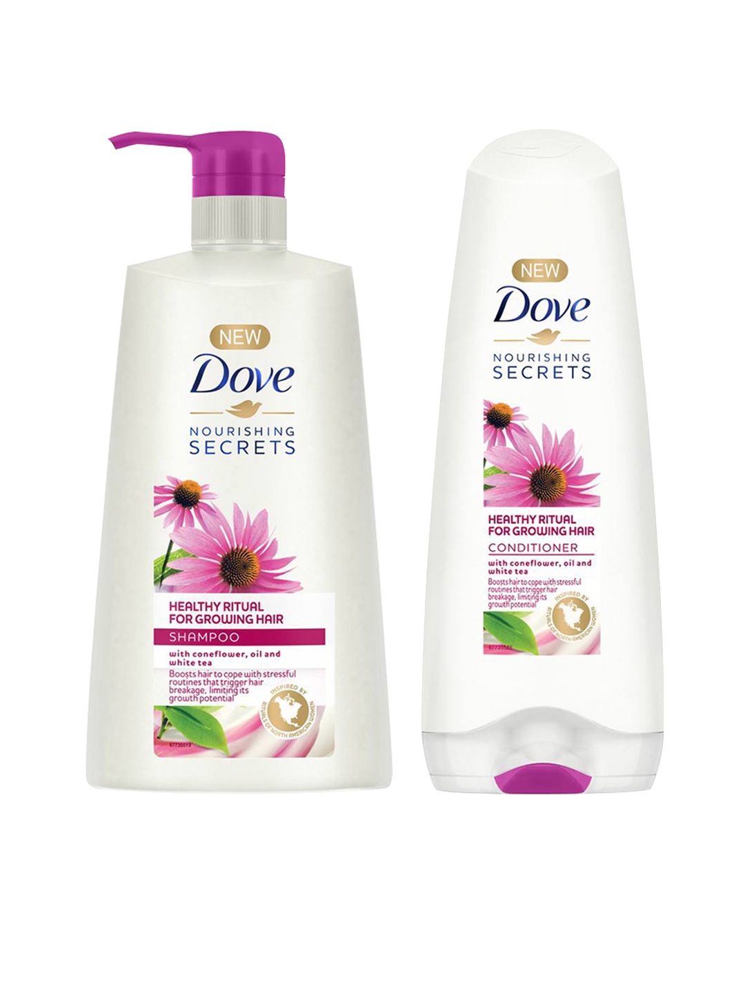 

Dove Women Set of Healthy Ritual Shampoo & Conditioner, Off white