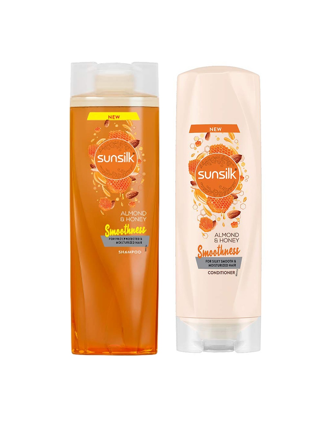 

Sunsilk Women Set of Almond & Honey Shampoo & Conditioner, Orange