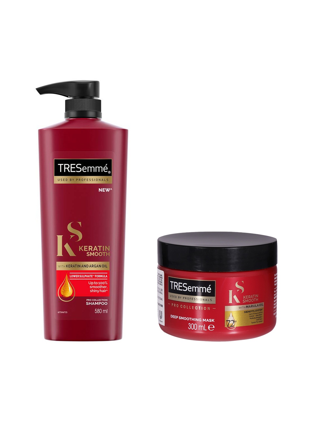 

TRESemme Women Set of Keratin Smooth Shampoo & Mask, Red