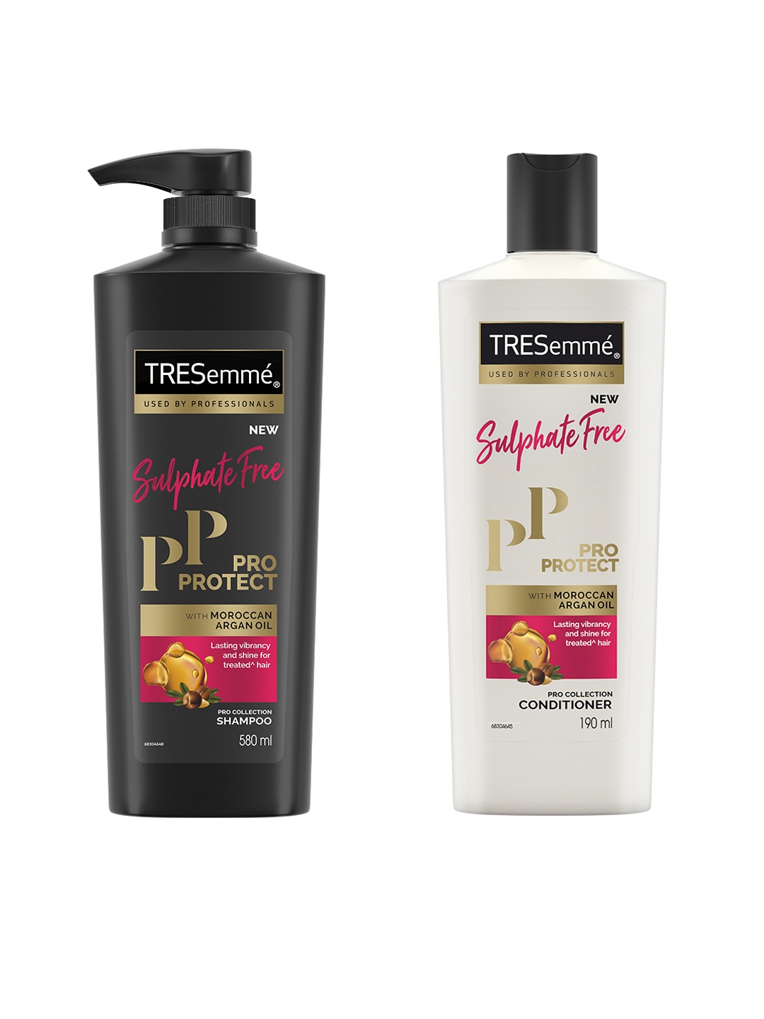 

TRESemme Unisex Set of Pro Protect Sulphate Free Shampoo & Conditionetr, Black