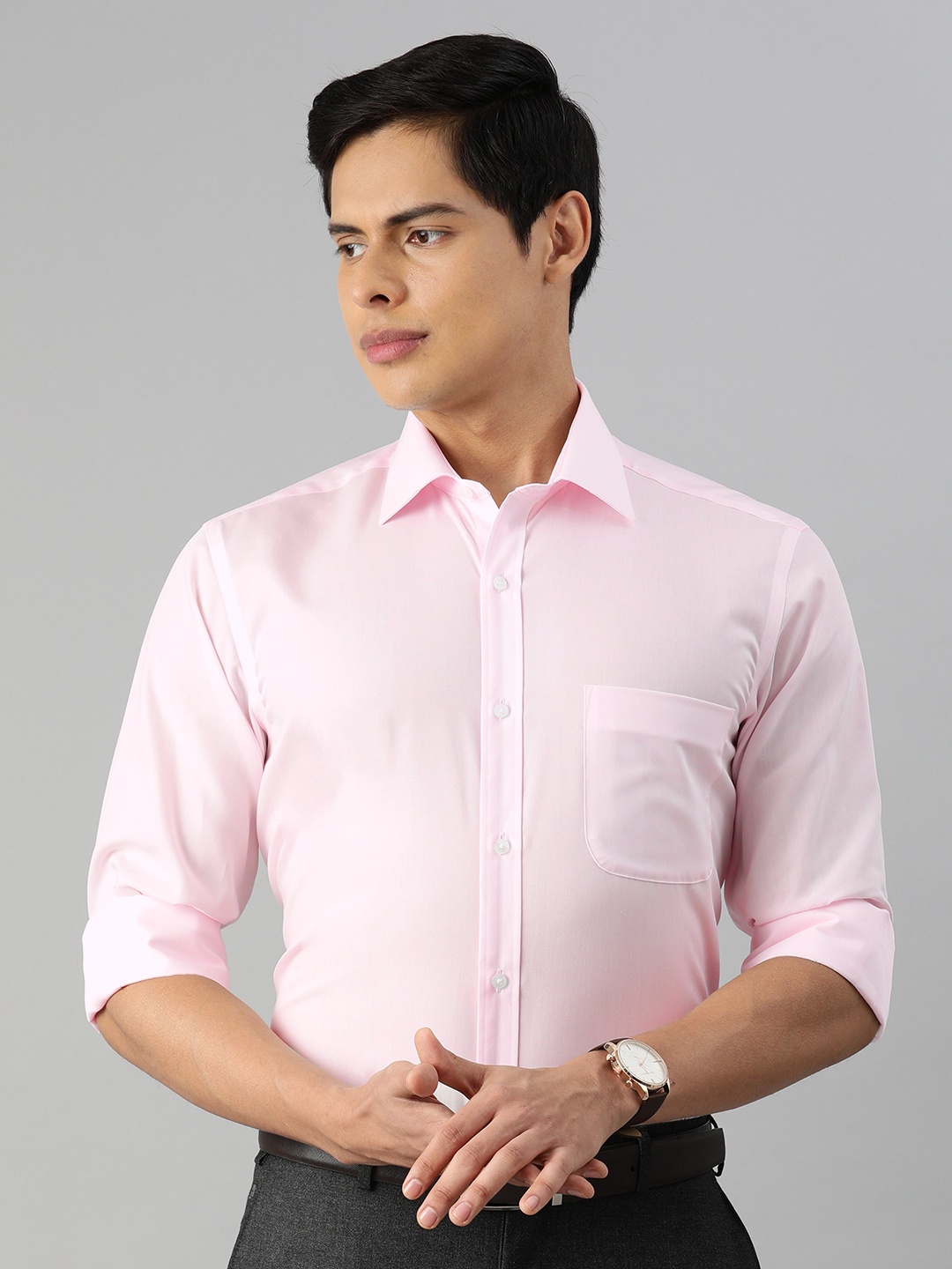 

Arrow Men Pink Formal Shirt