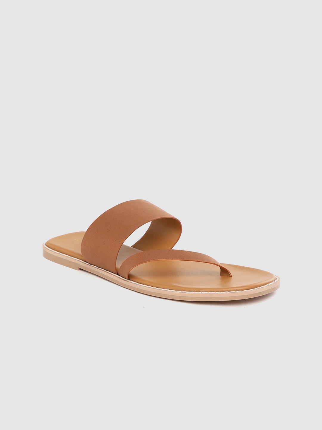 

Allen Solly Women Brown Solid Open Toe Flats