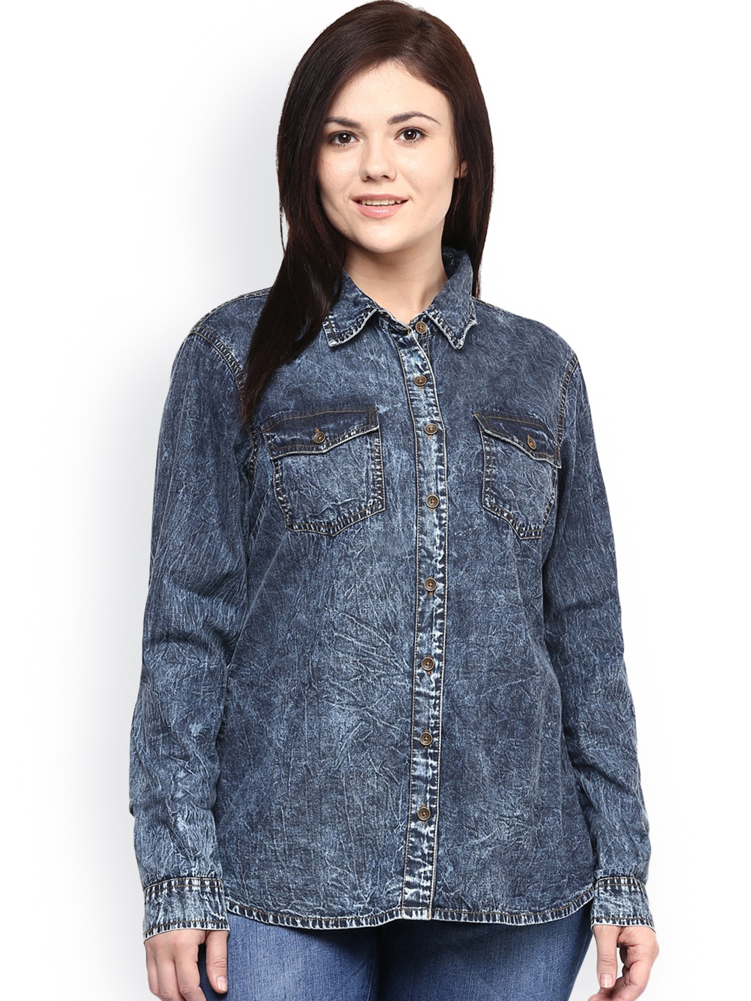 

Style Stone Blue Denim Shirt