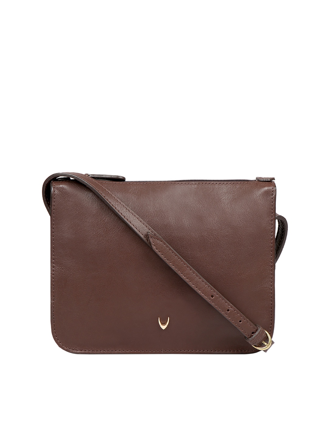 

Hidesign Brown Solid Sling Bag