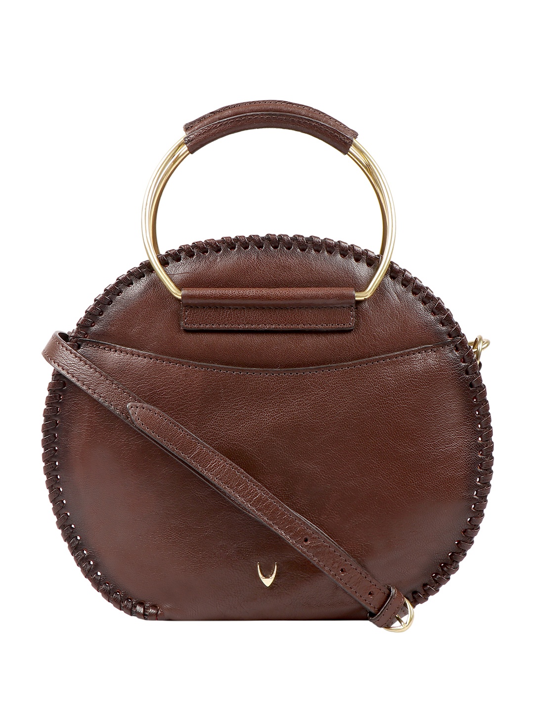 

Hidesign Brown Solid Handheld Bag