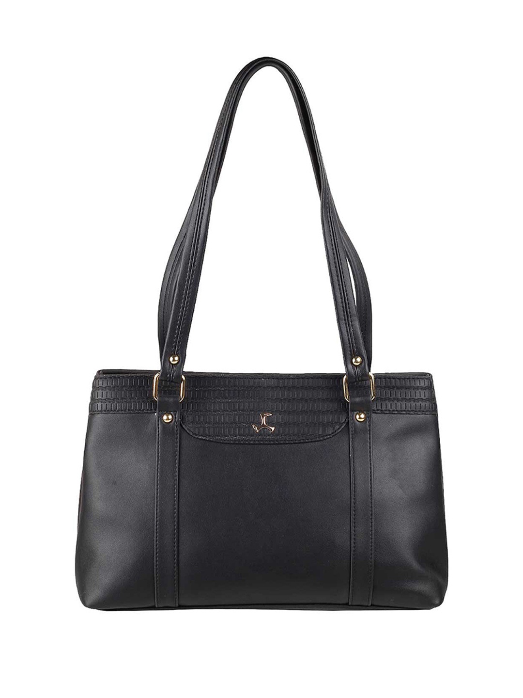 

Mochi Black Textured Shoulder Bag