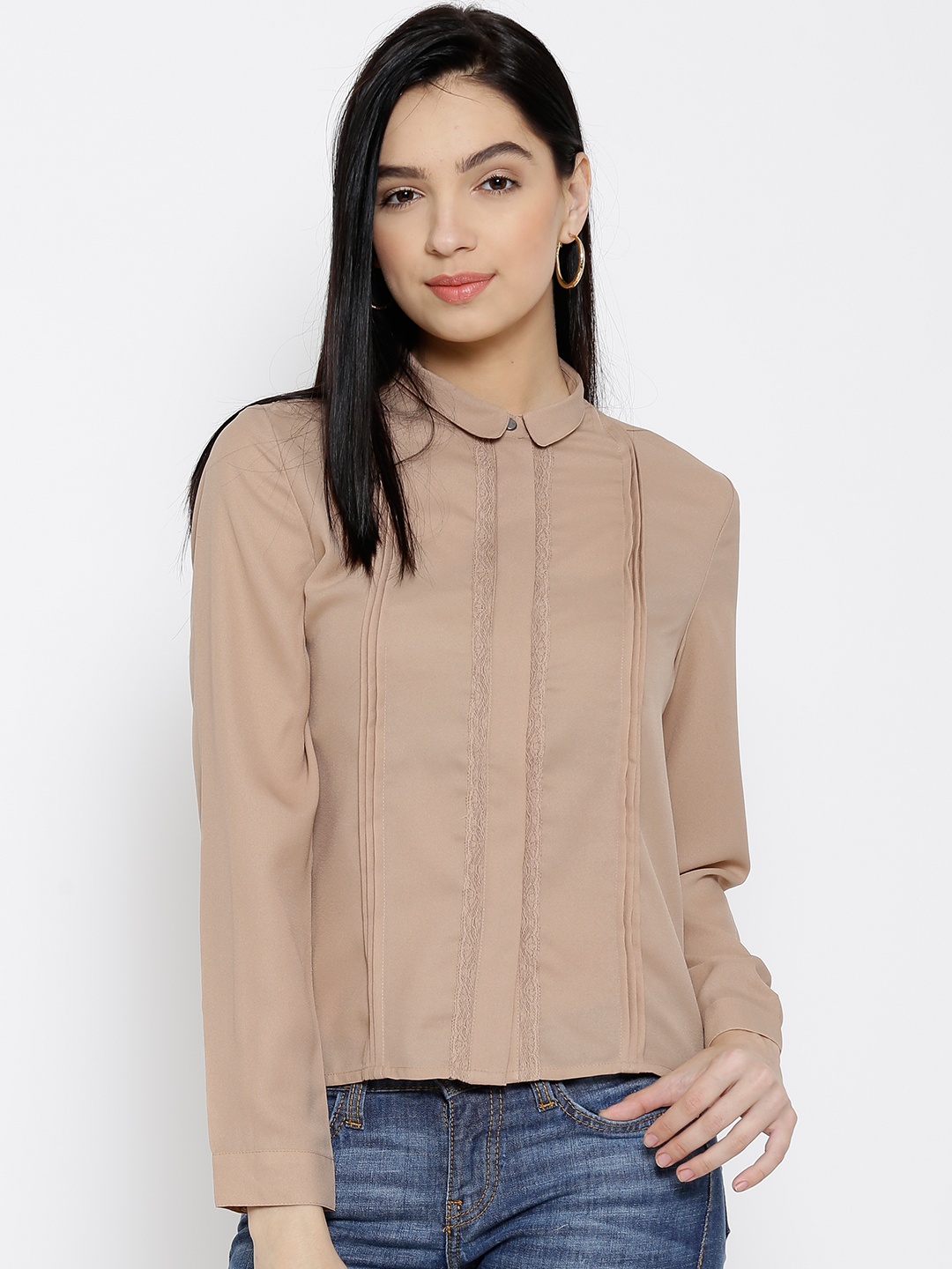 

Wills Lifestyle Beige Shirt