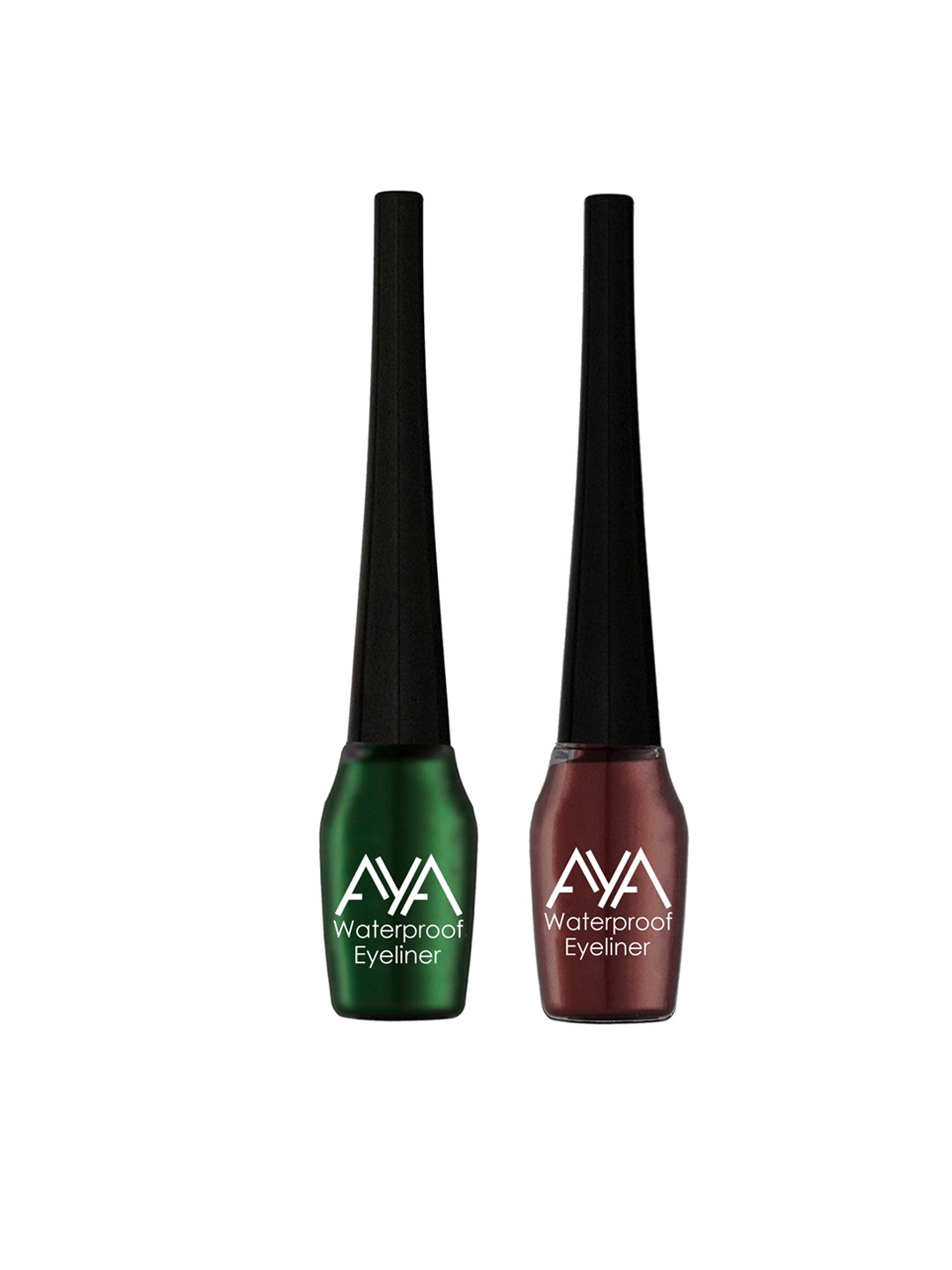 

AYA Set of 2 Green and Brown Waterproof Eyeliner 5ml Each