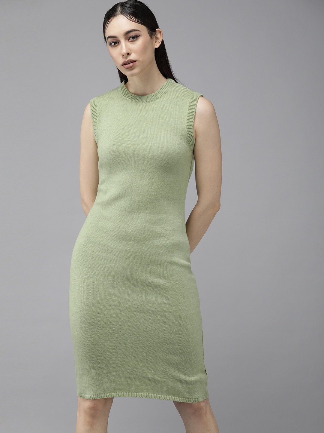 

Roadster Green Sheath Dress