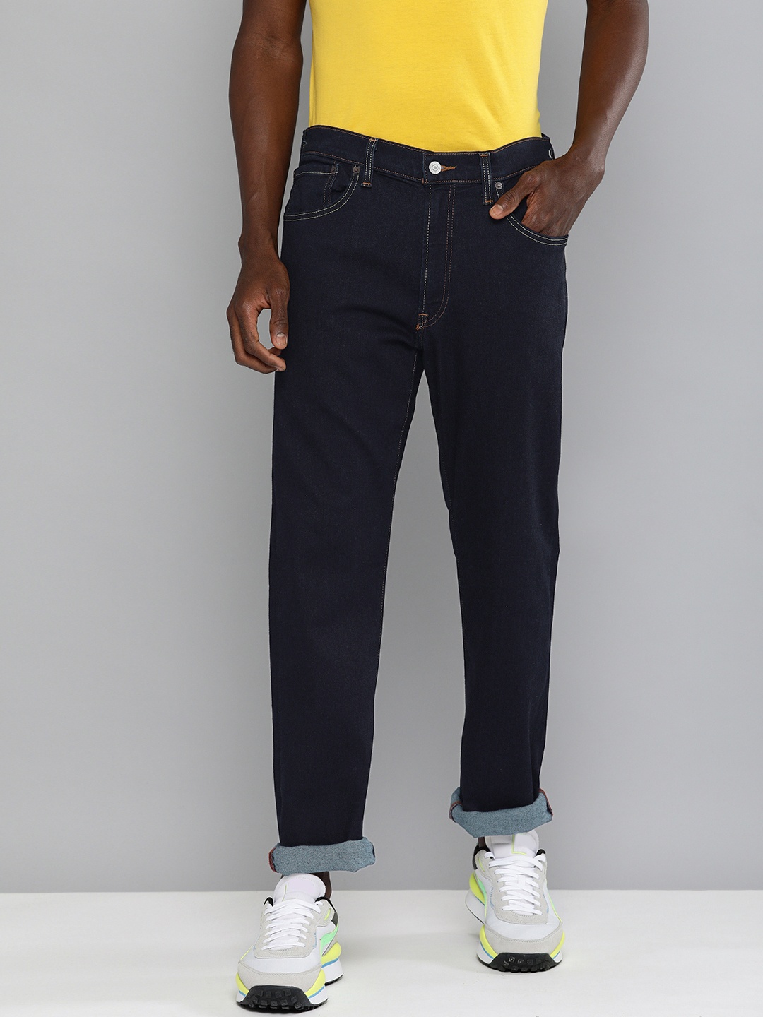 

Levis Men Blue 551 Straight Fit Stretchable Jeans