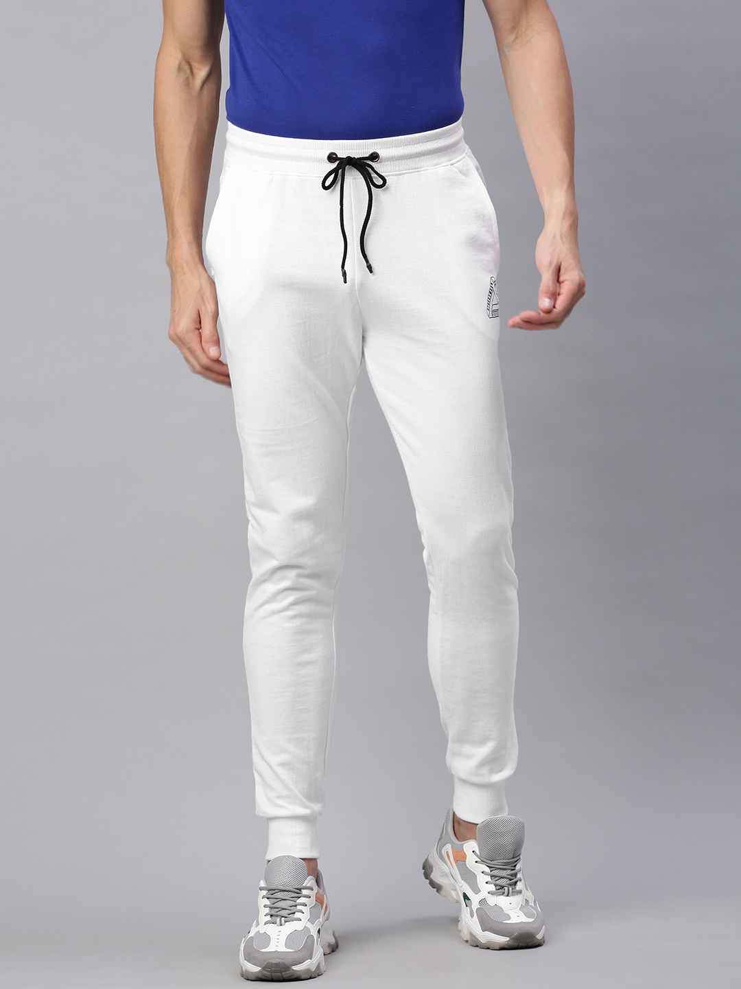 

abof Men White Solid Joggers