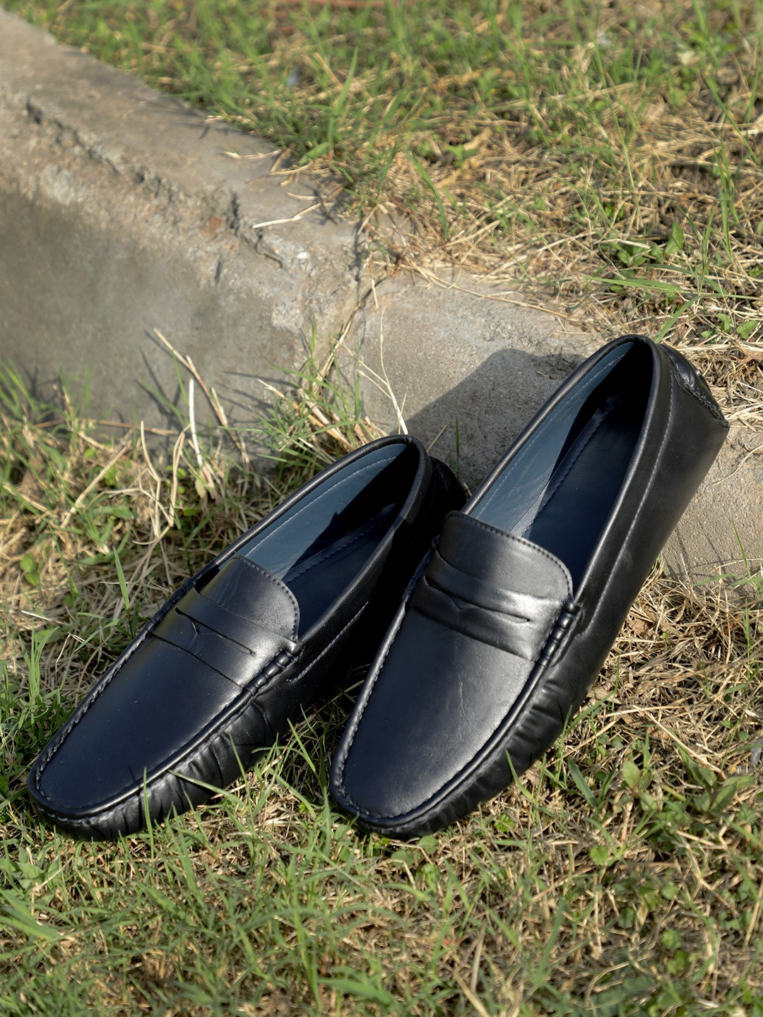 

HIGHLANDER COLORCODED DRIVING SHOES, Navy blue