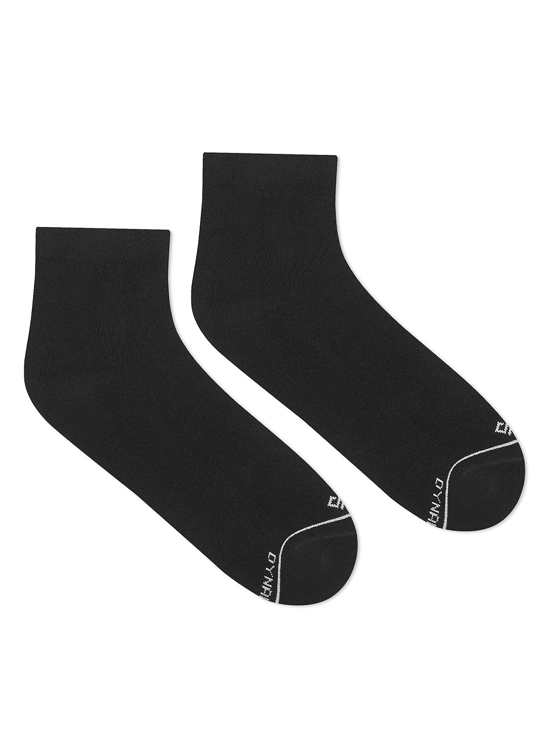 

Dynamocks Women Pack Of 2 Black Solid Anti-Microbial Ankle-Length Socks