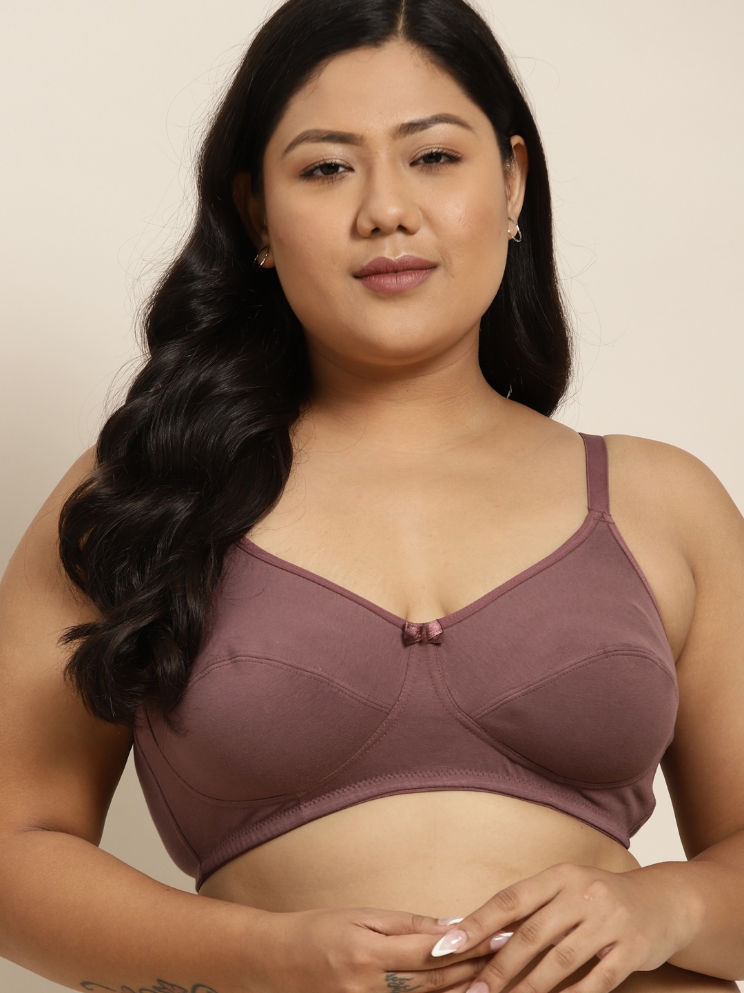 

Sztori Taupe Plus Size Everyday Bra