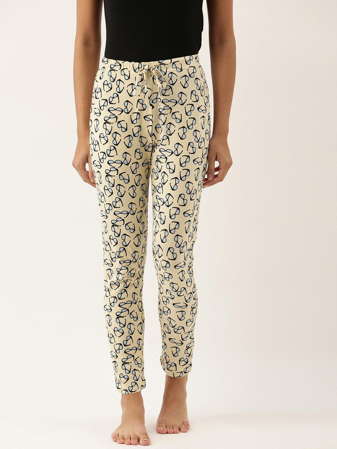 

ETC Women Beige Printed Lounge Pant