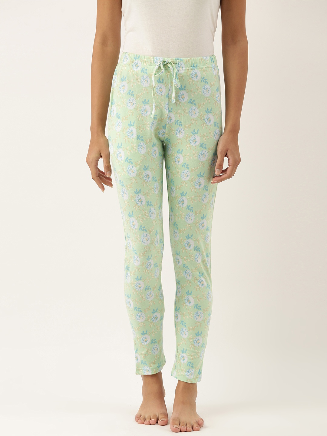 

ETC Women Green Printed Lounge Pant