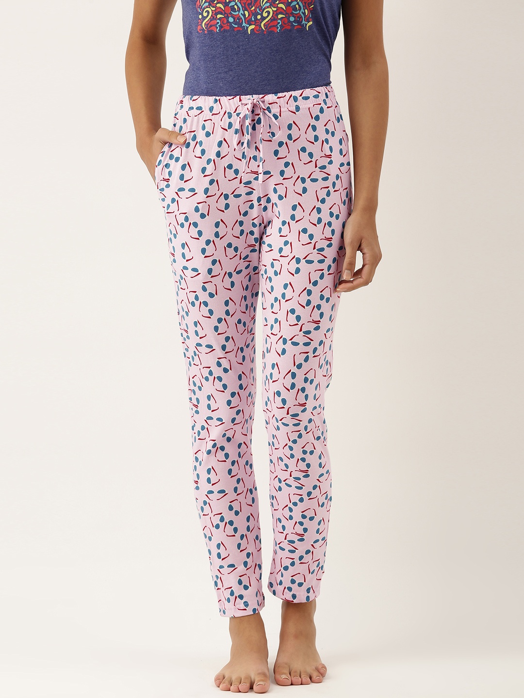 

ETC Women Pink Printed Lounge Pant